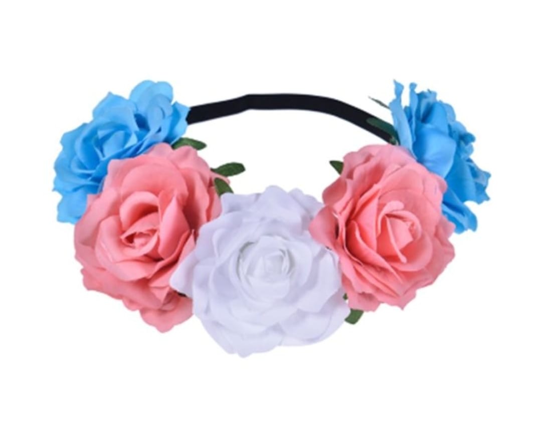 Transgender Flower Headband