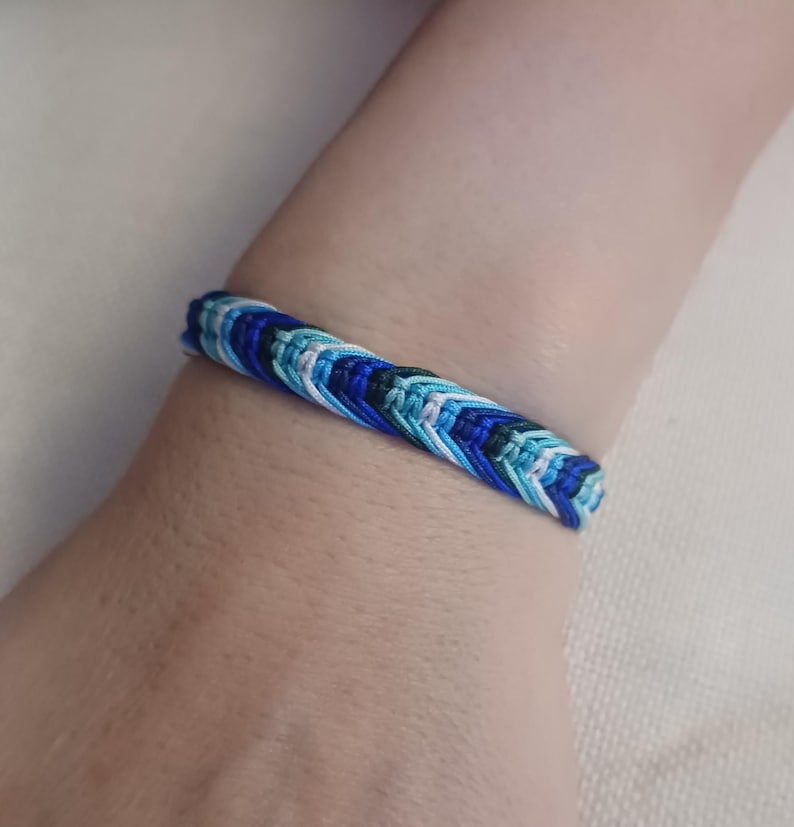 LGBTQIA+ Adjustable Handmade Woven Friendship Bracelets. MLM, Non Binary, Transgender, Lesbian, Bisexual, Rainbow. Perfect Gift.