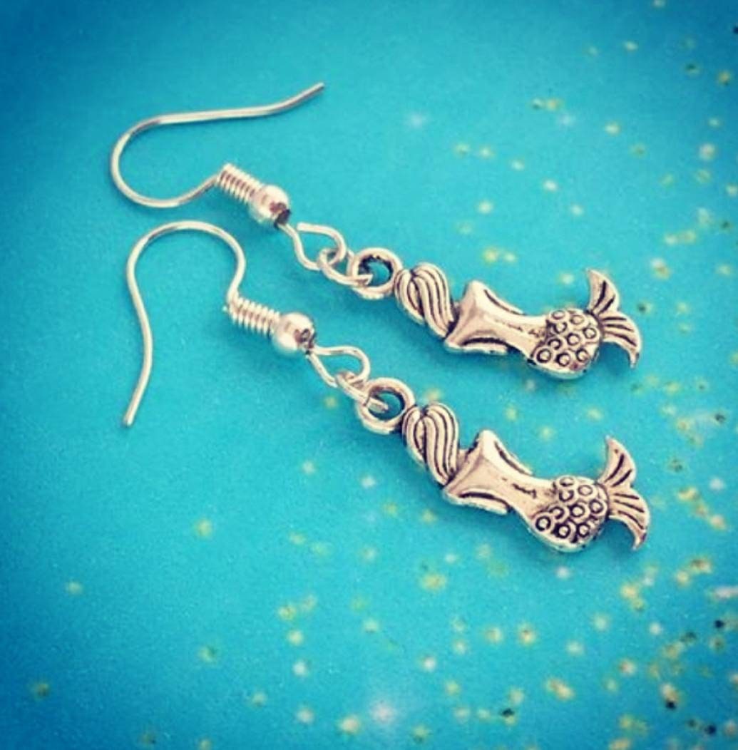 Dangle Drop Mermaid earrings