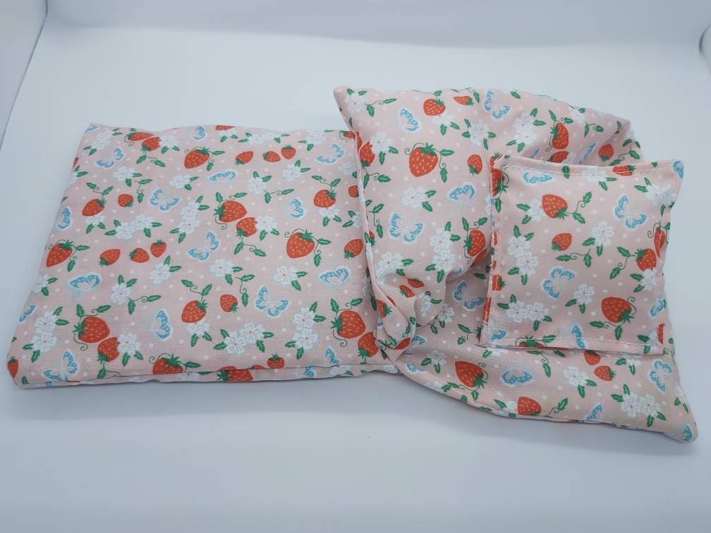 Dolls Sleeping Bag. Hand sewn. Soft fabric