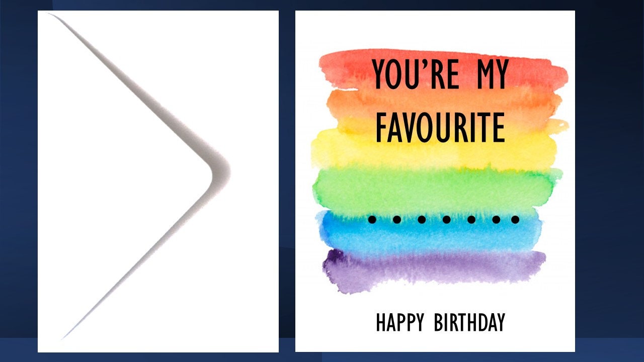 Favourite Dickhead, KnobHead, Twat BIRTHDAY Card