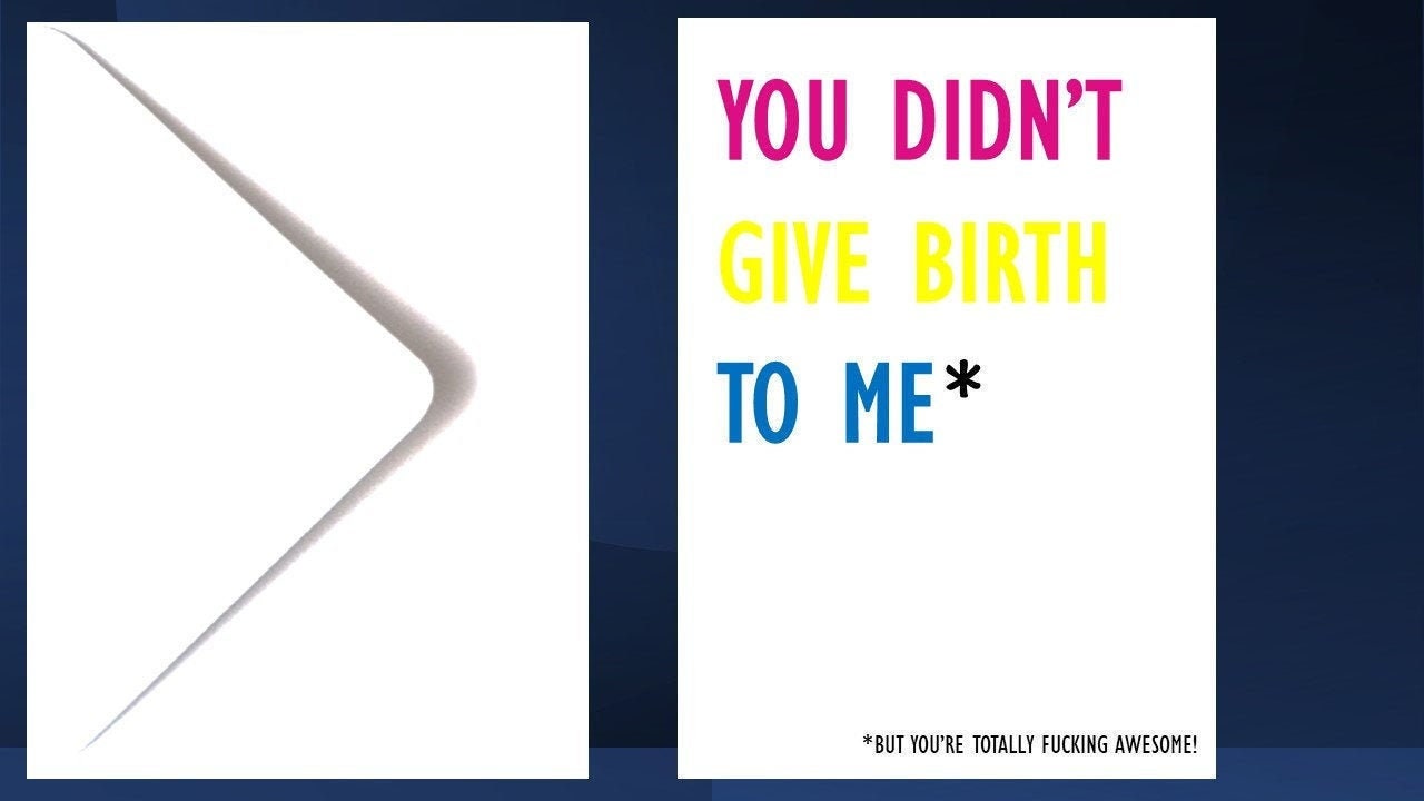 Non Birth Parent Greeting Card