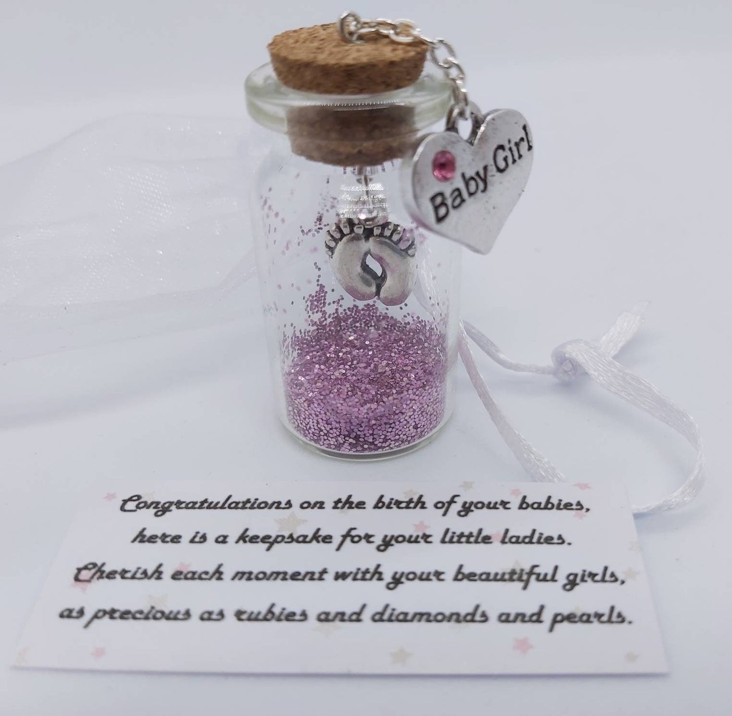 New baby Twins Keepsake