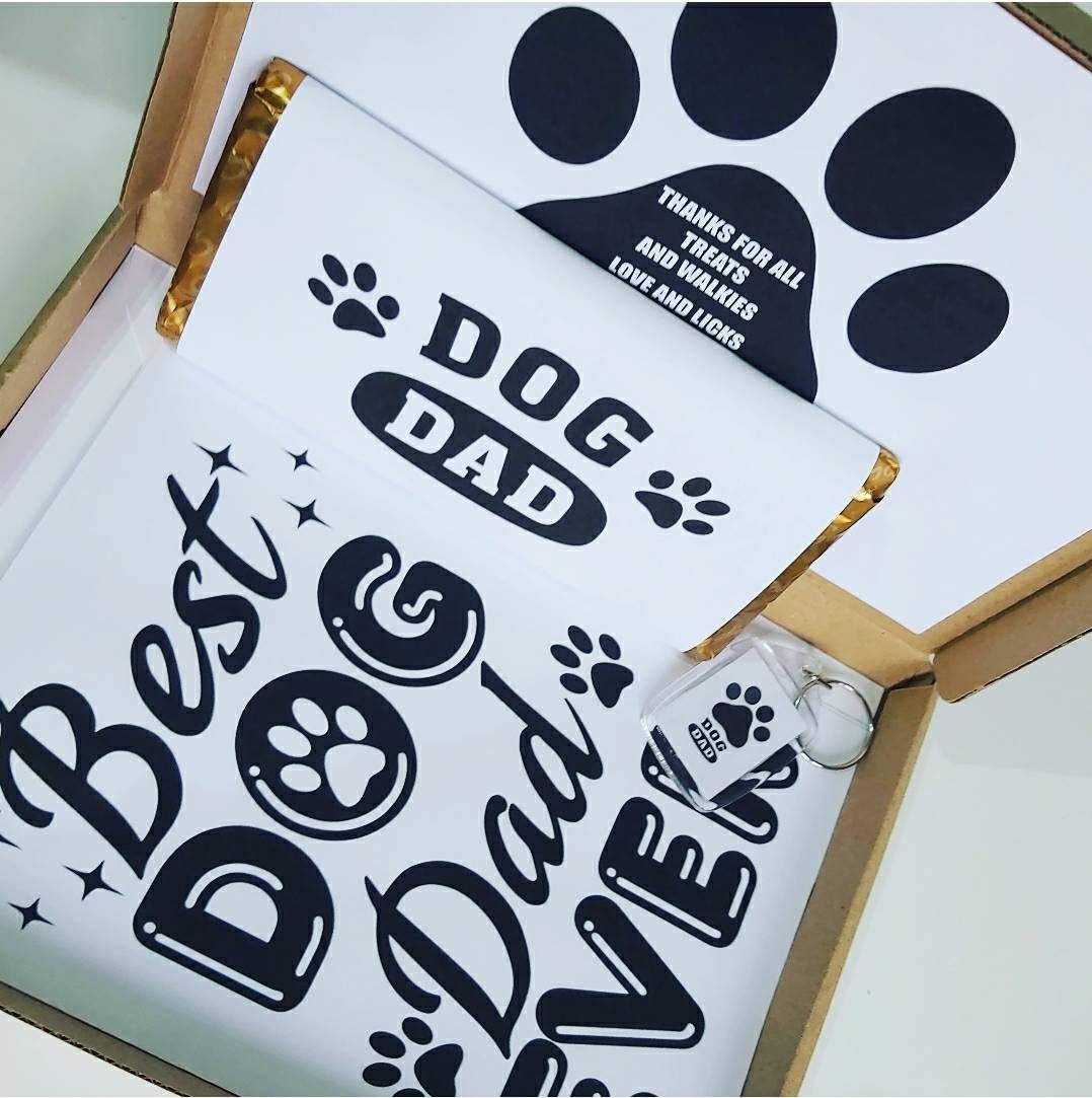 Dog Dad Fathers Day Gift Box