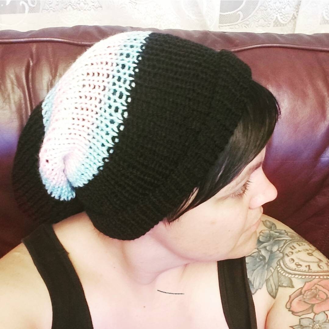 Transgender Beanie Slouch Hats LGBTQIA+