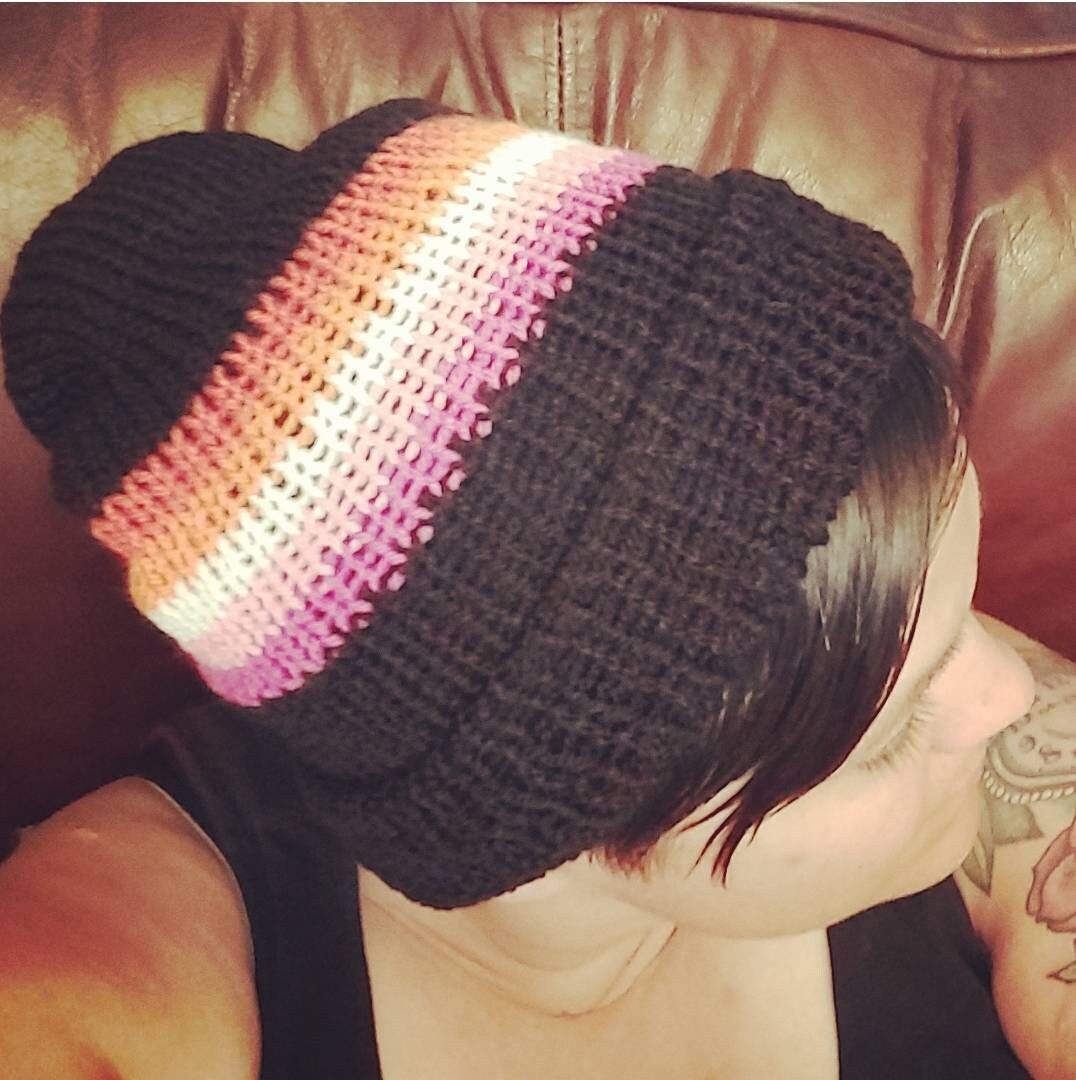 Lesbian Beanie Slouch Hats LGBTQIA+