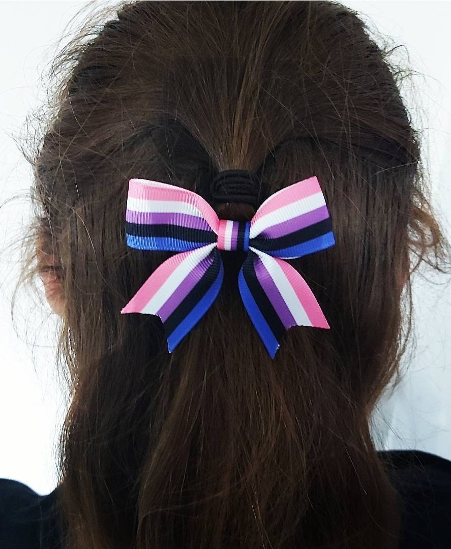 Genderfluid Hair Bow