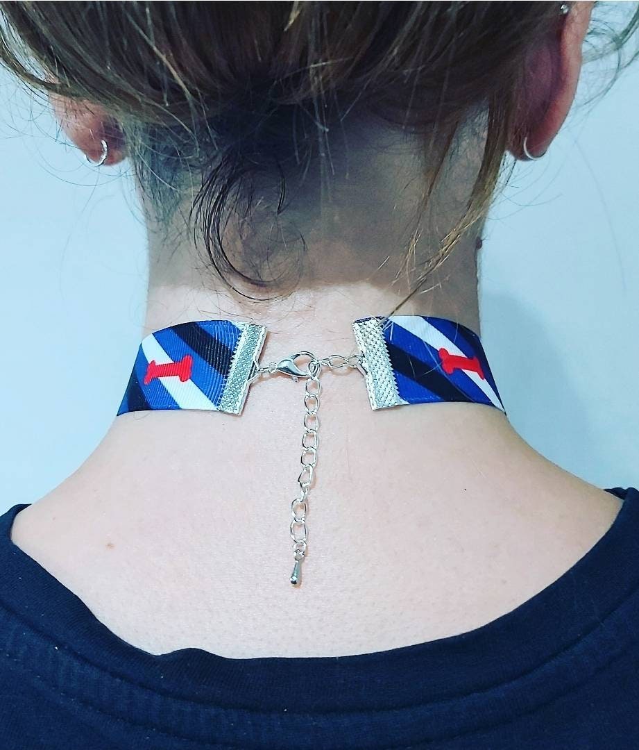 Pup Pride Choker necklace Adjustable