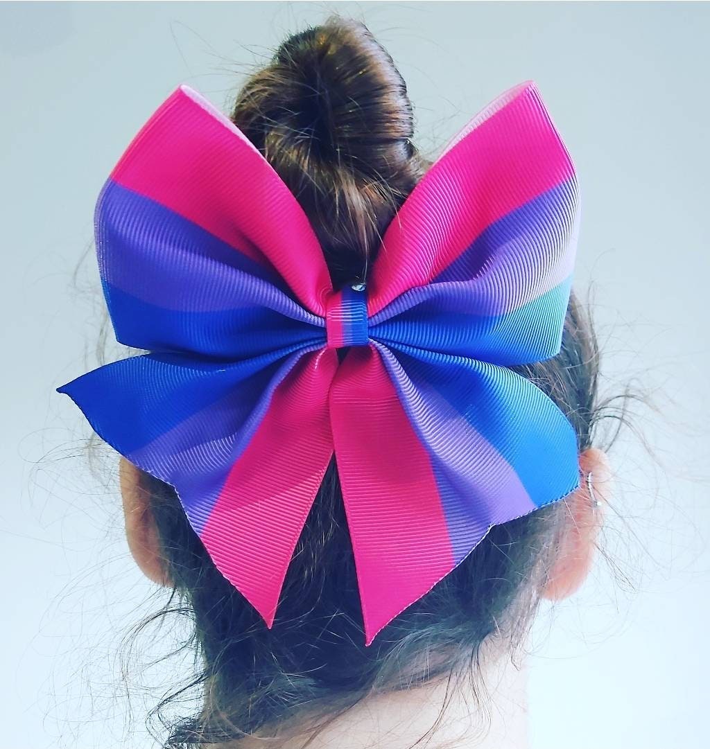 Transgender Bow Hairclip.