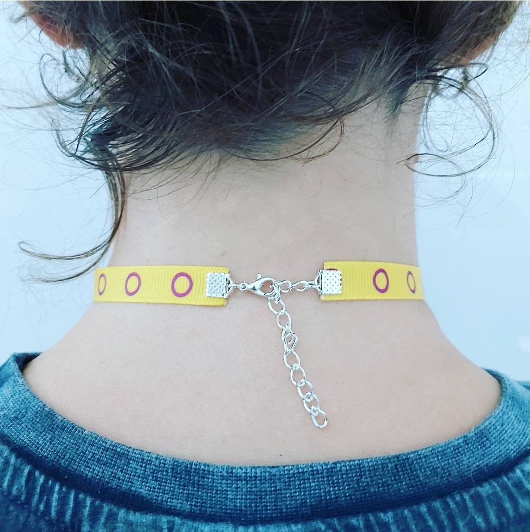 Intersex Choker necklace Adjustable