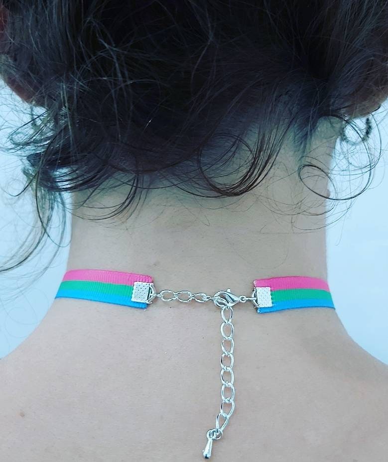 Polysexual Choker necklace Adjustable