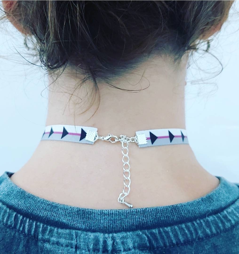 Demisexual Choker necklace Adjustable