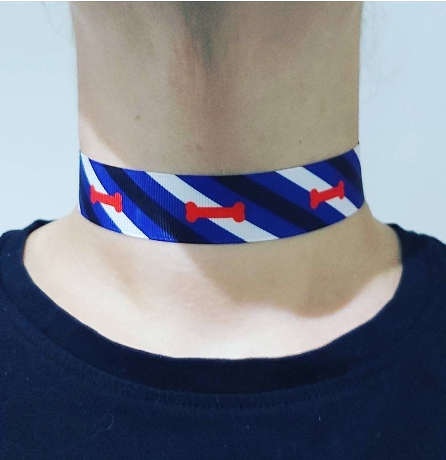 Pup Pride Choker necklace Adjustable