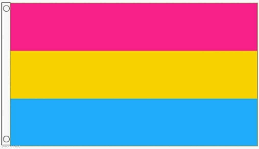 Pansexual Flag 3ftx5ft