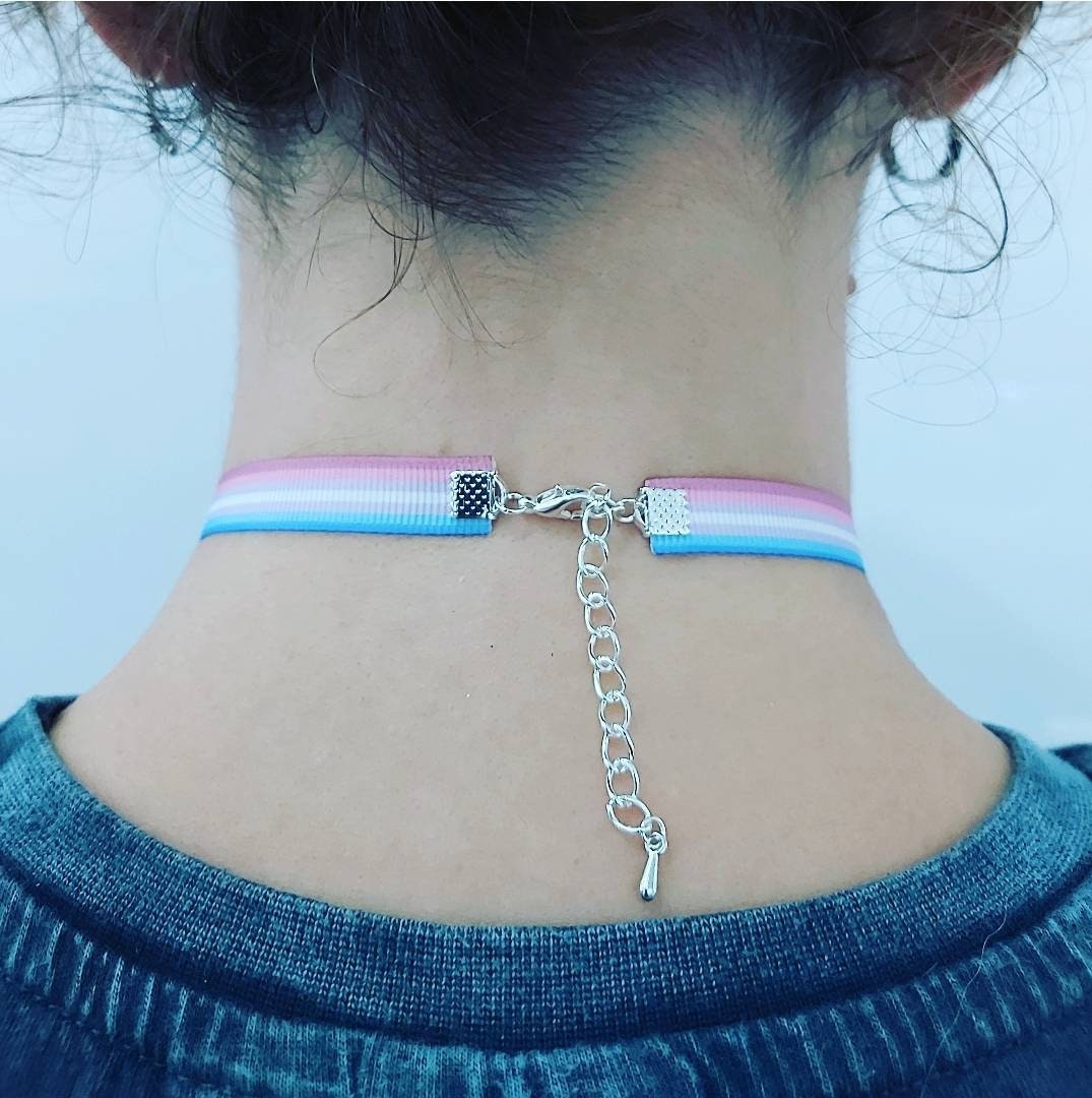 Bigender Choker necklace Adjustable