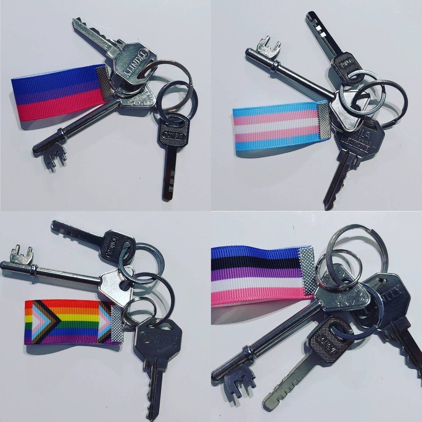 Leather Pride Keyring LGBTQIA+
