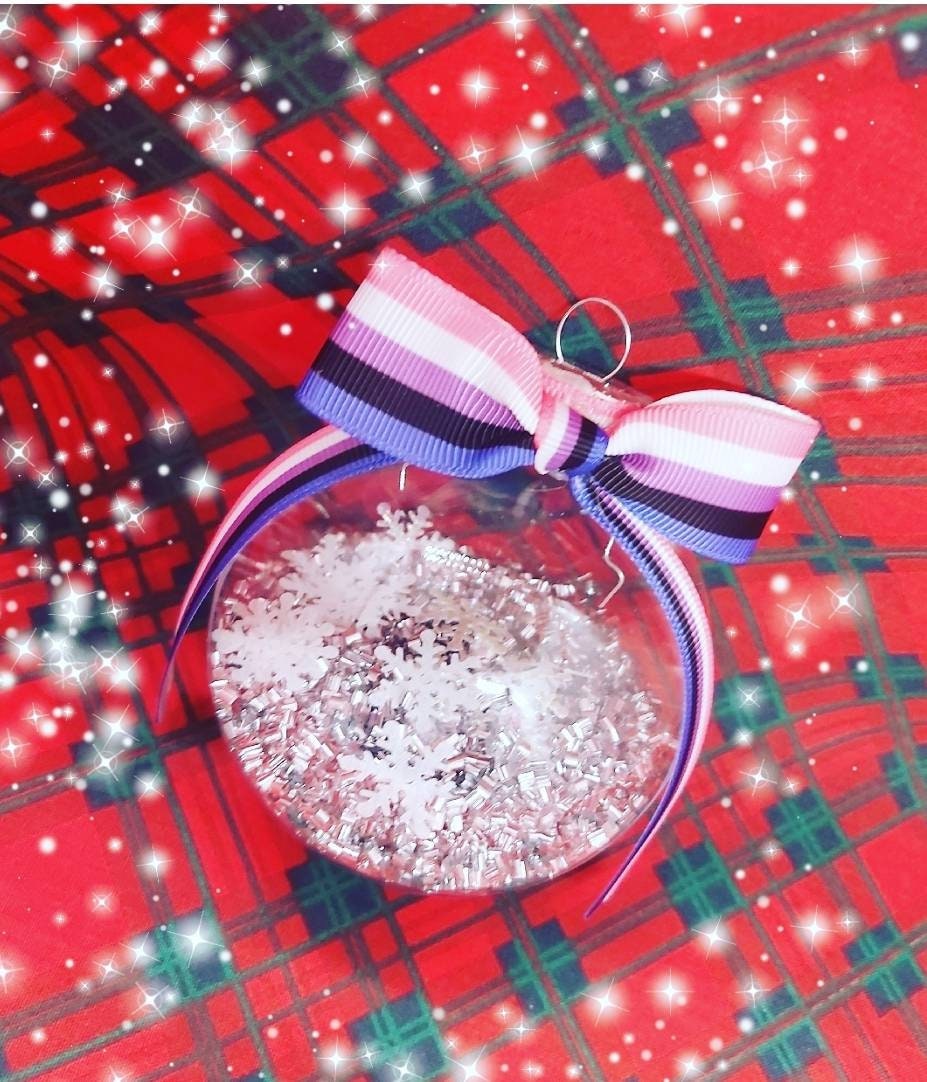 Genderfluid Baubles Christmas Decoration