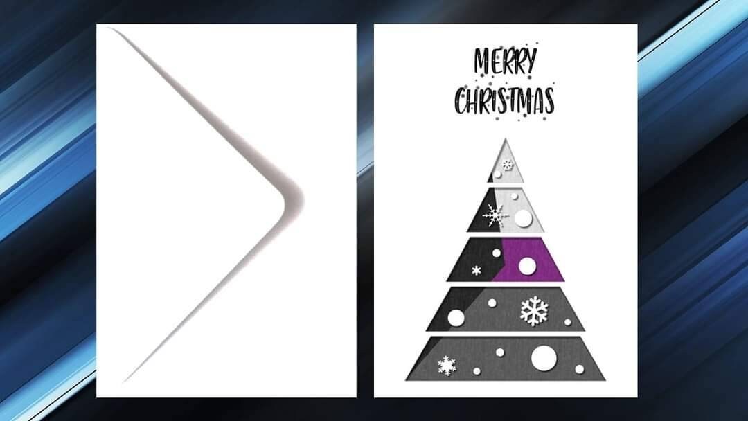 Demisexual Christmas Card