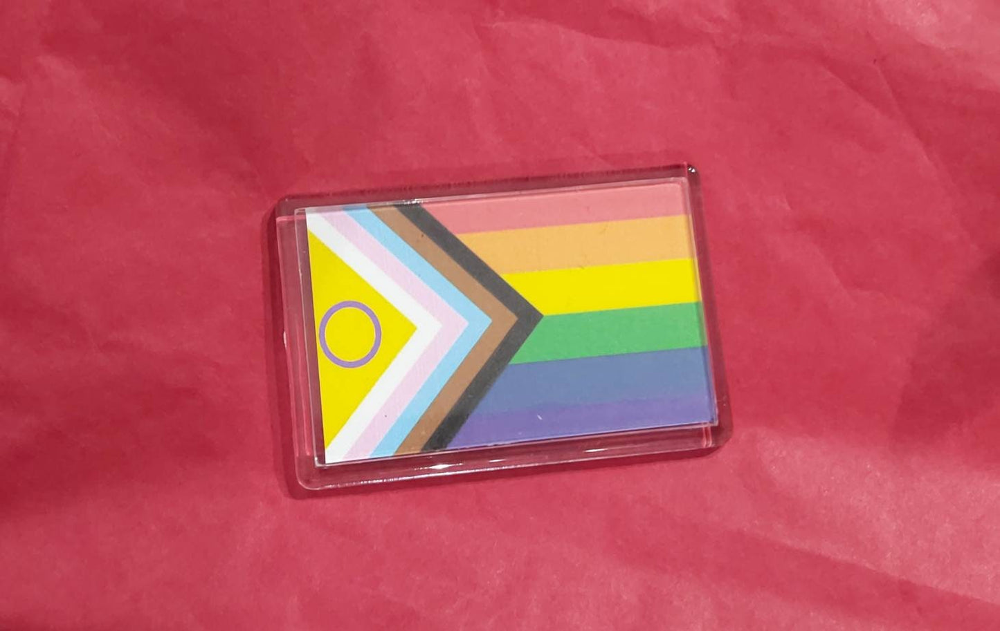 Intersex Progress Pride Fridge Magnet