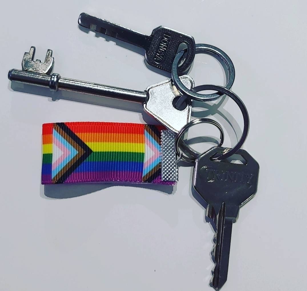 Progressive Pride Keyring LGBTQIA+