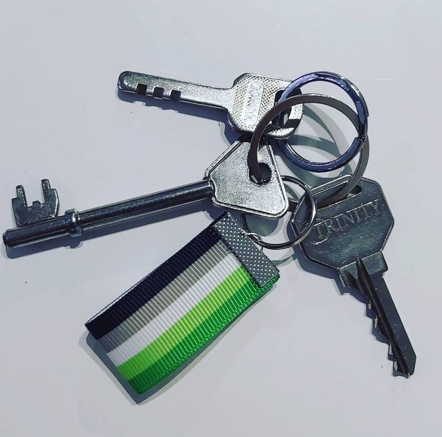 Aromantic Pride Keyring LGBTQIA+