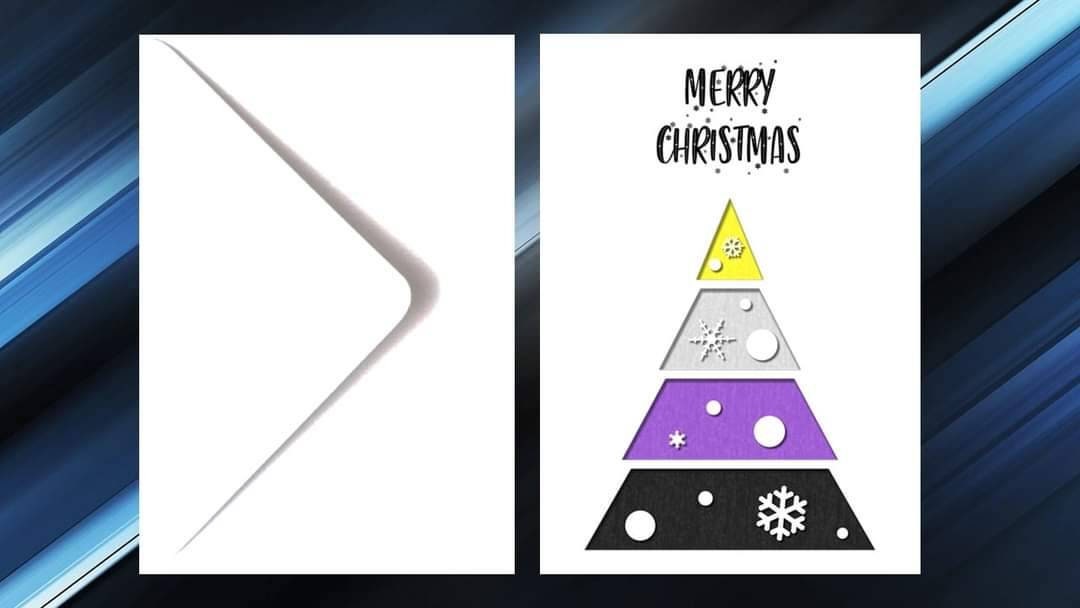 Non Binary Christmas Card