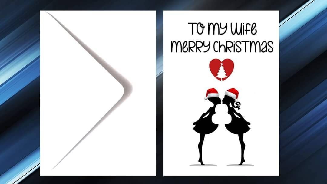LGBT Wife Christmas Card