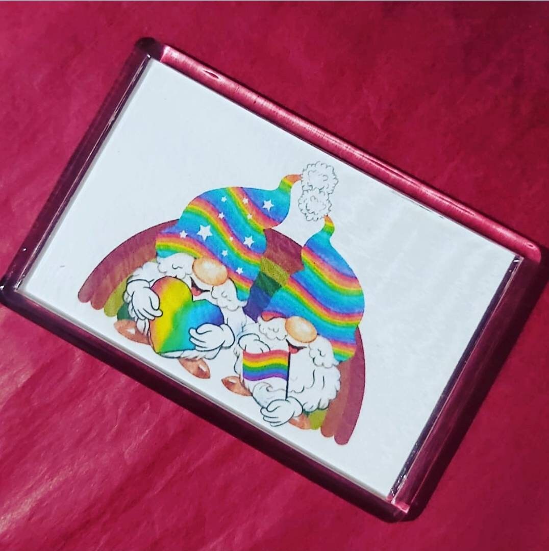 Christmas Pride Gonks Fridge Magnet