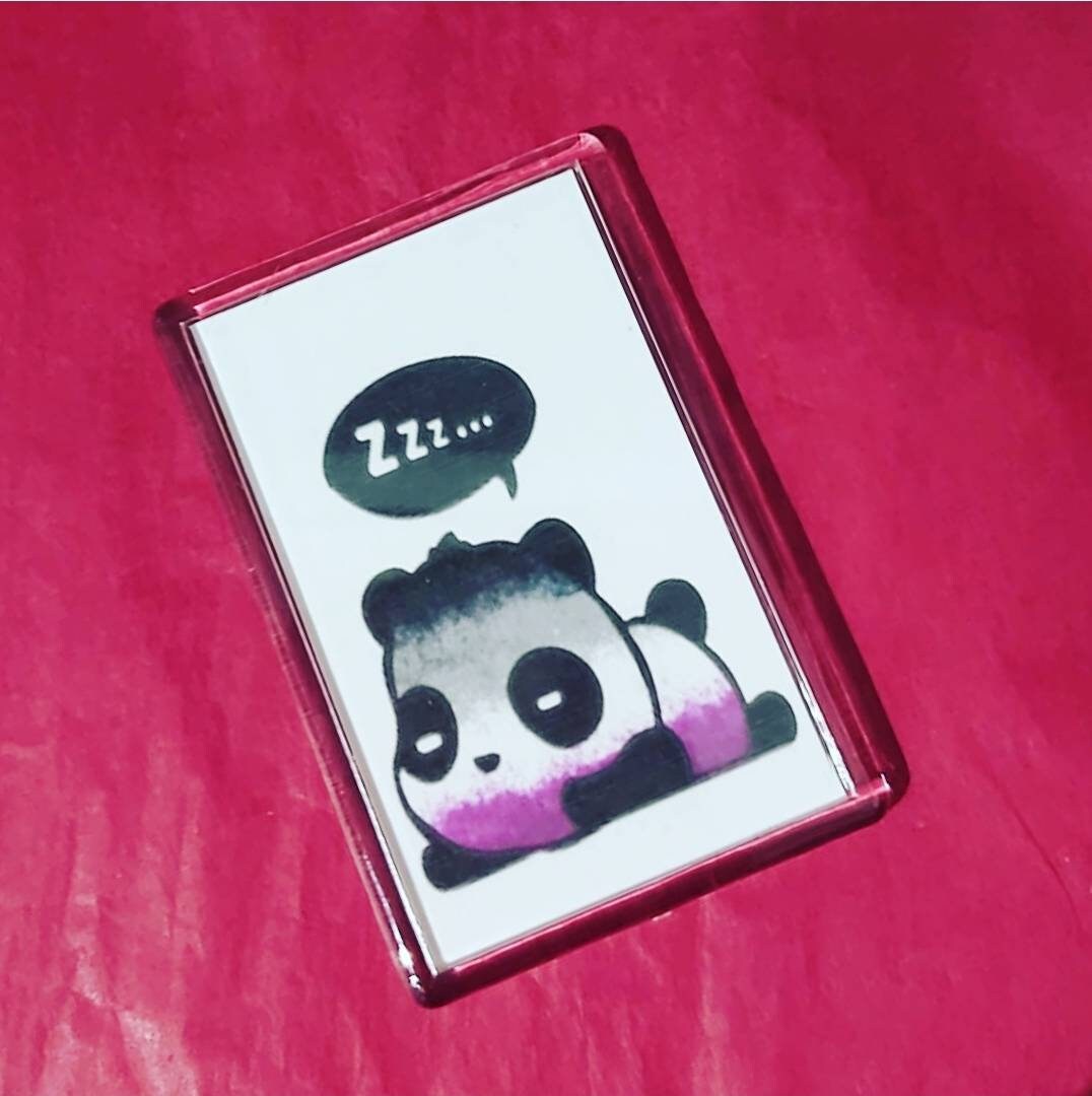 Asexual Panda Fridge Magnet