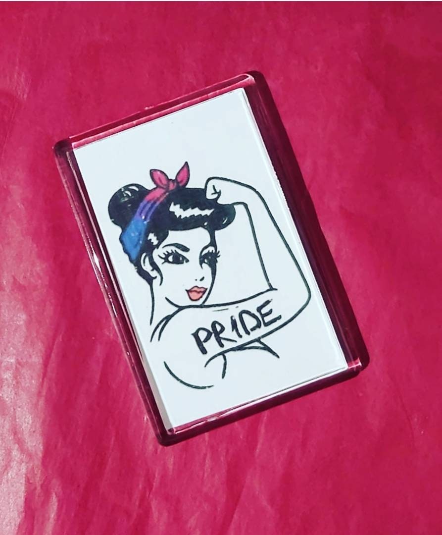 Bisexual Woman Fridge Magnet