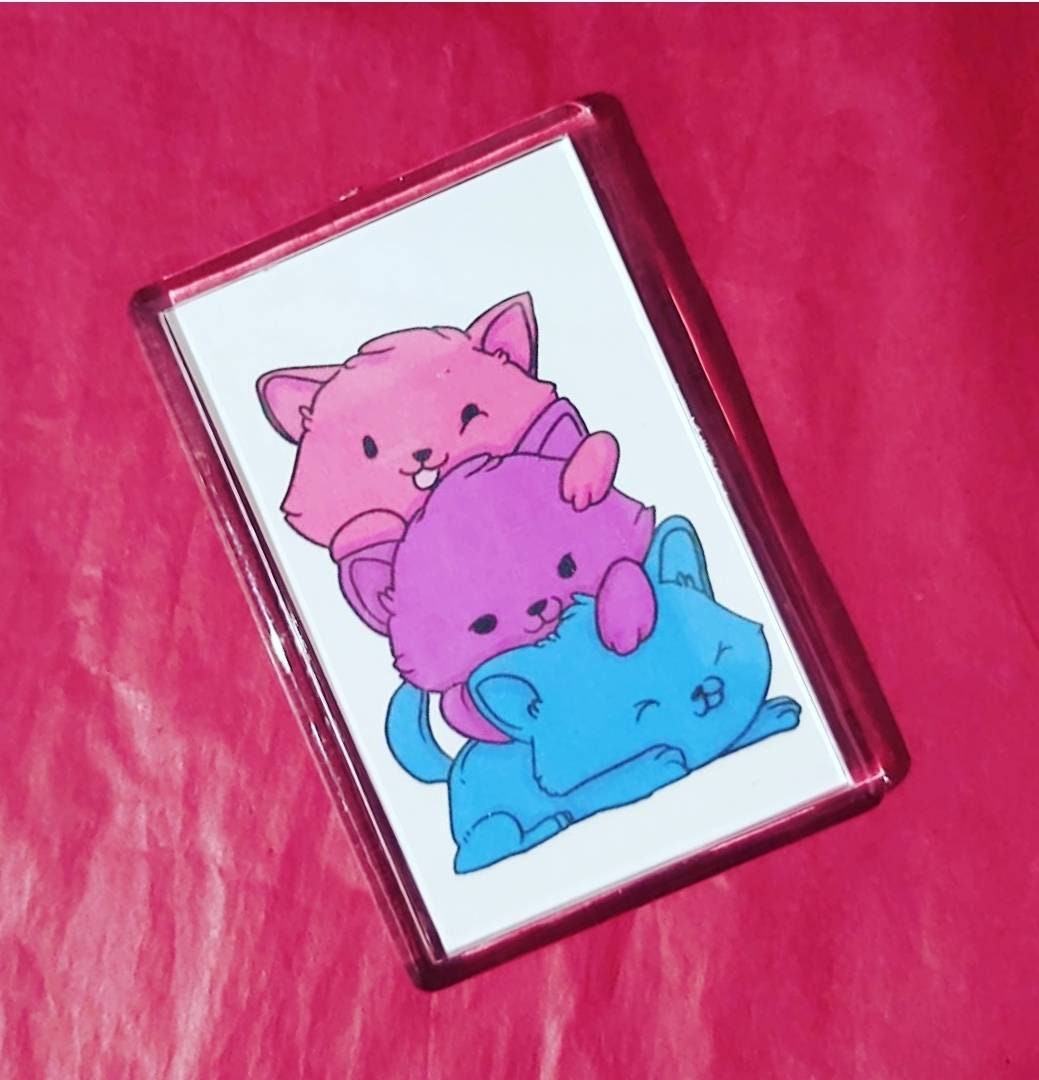 Bisexual Cats Fridge Magnet