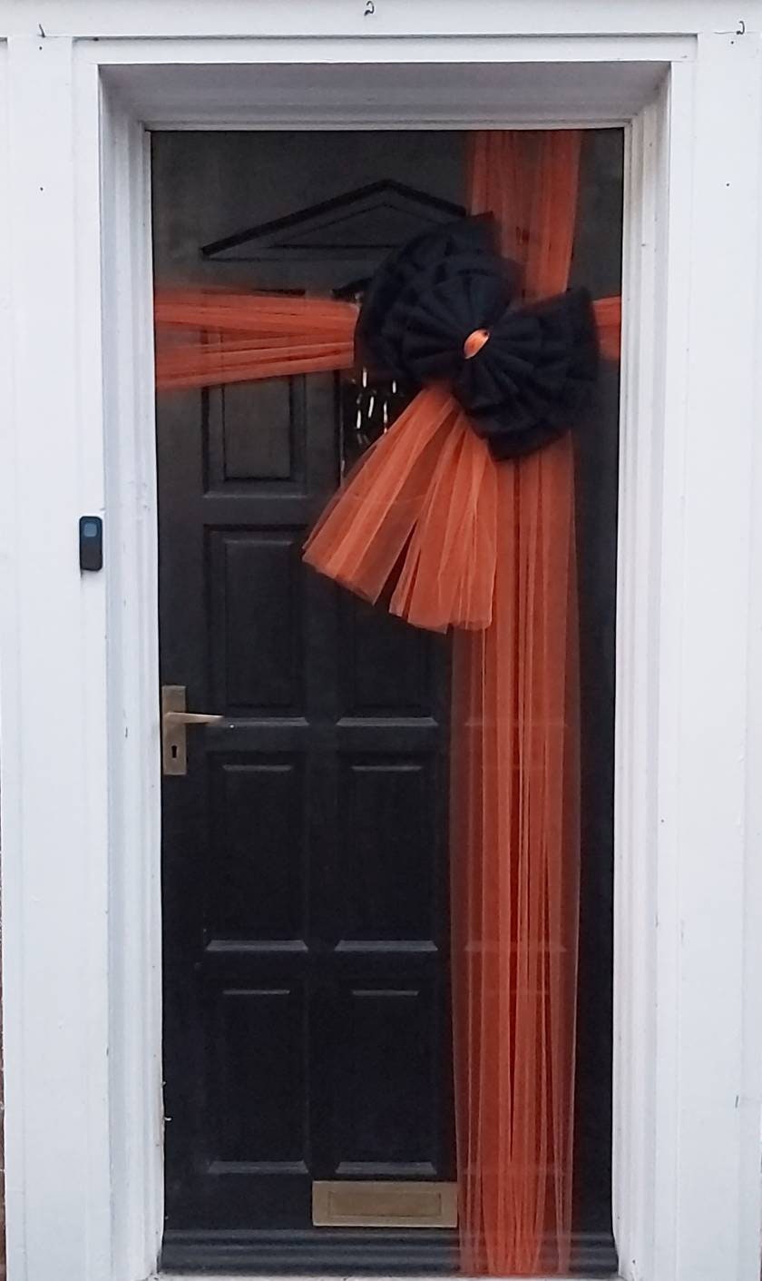 Halloween Door Bow
