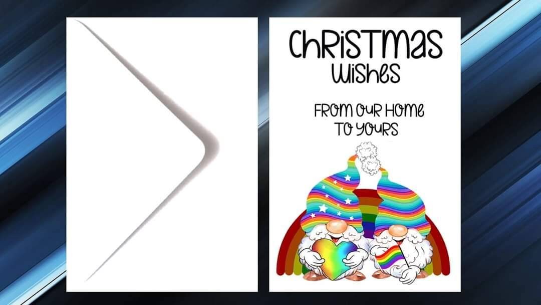 Gay Gonk Christmas Card