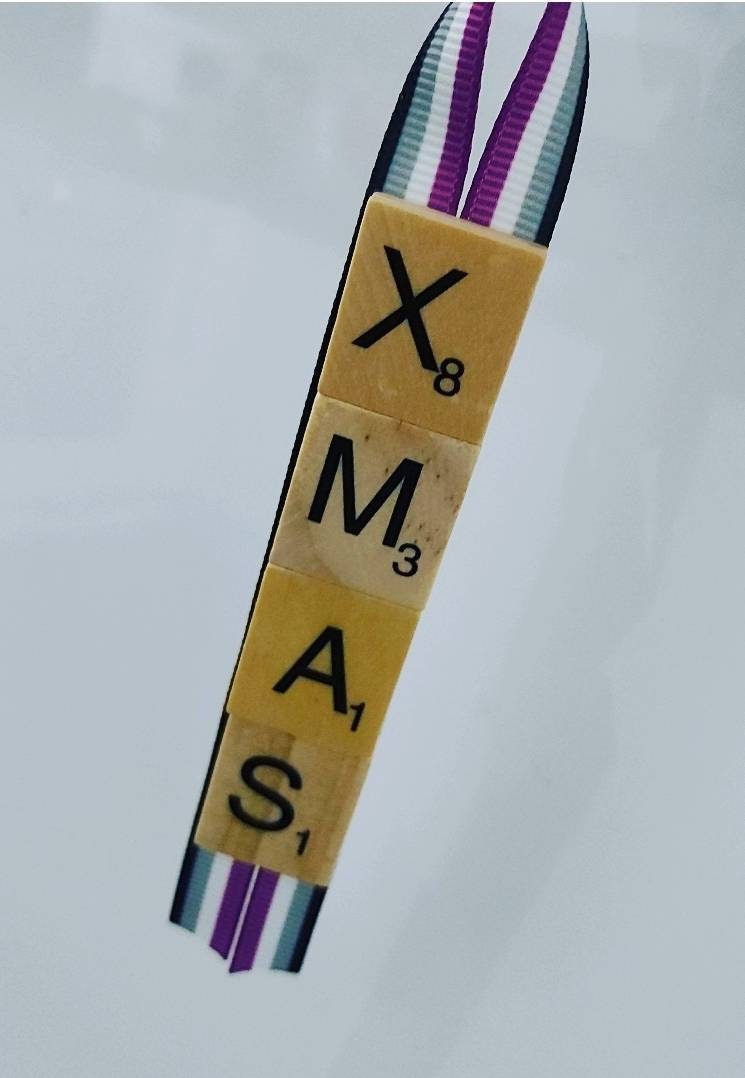 Asexual Pride Christmas Tree Hanger
