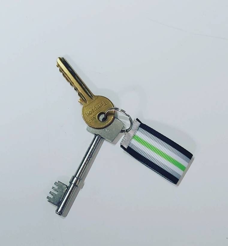 Agender Keyring LGBTQIA+