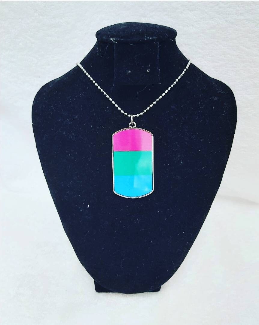 Polysexual Dog Tag Necklace