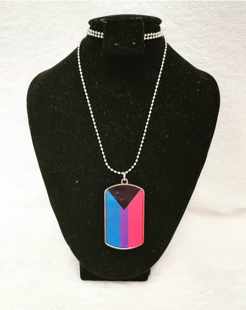 Demibisexual Dog Tag Necklace
