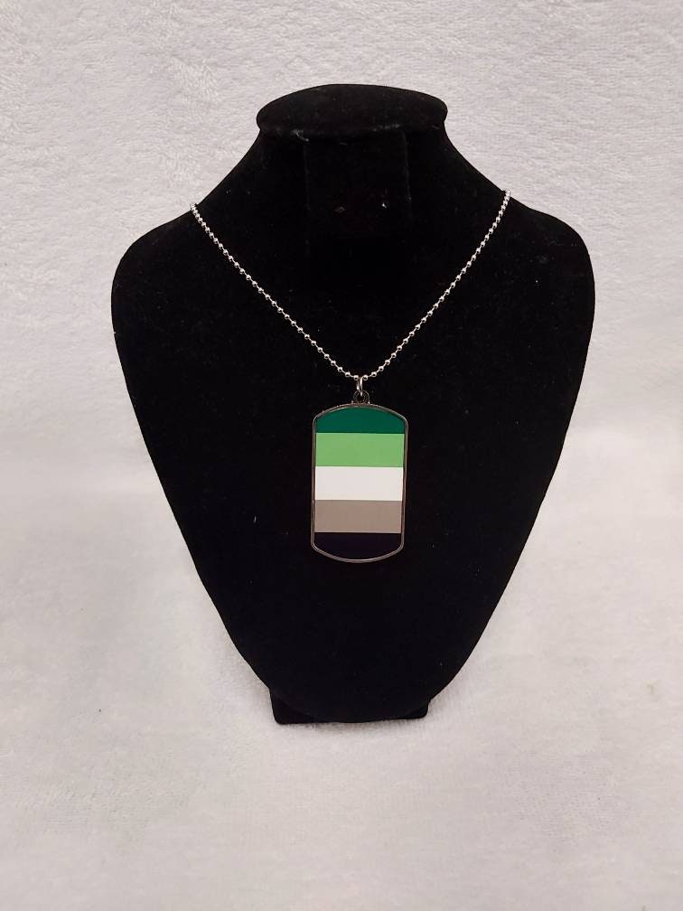 Aromantic Tag Necklace