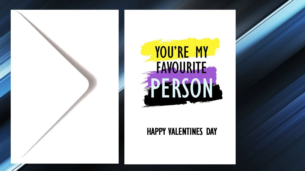 Non Binary Valentines Card