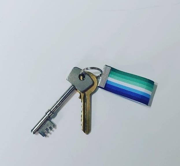 MLM Gay Male Pride Keyring LGBTQIA+