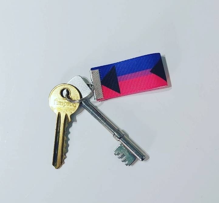 Demibisexual Pride Keyring LGBTQIA+