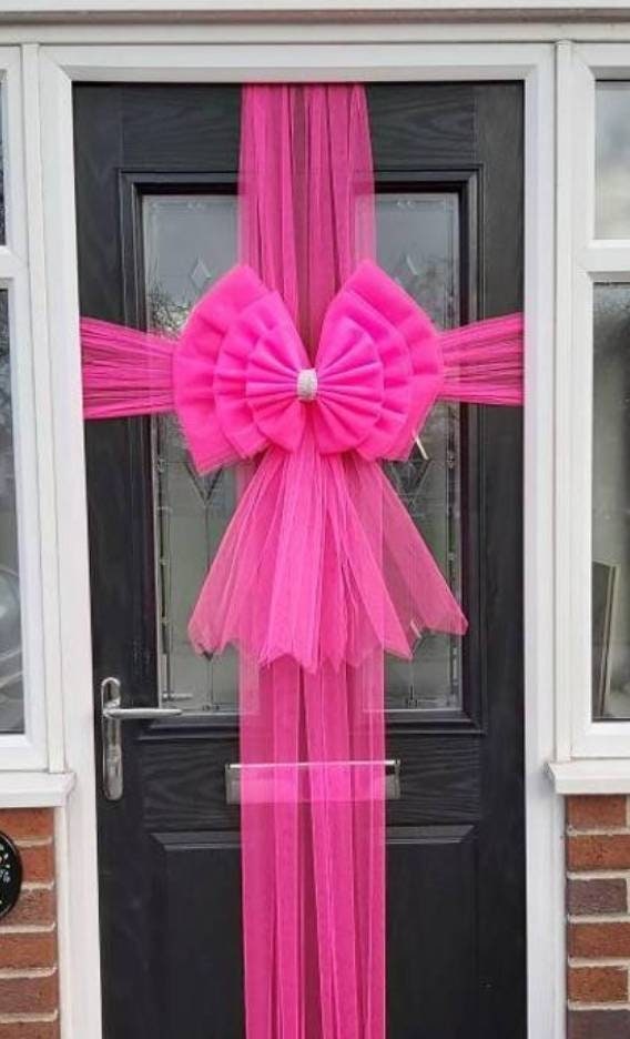 Celebration Doorbows for all occasions. Great quality netting