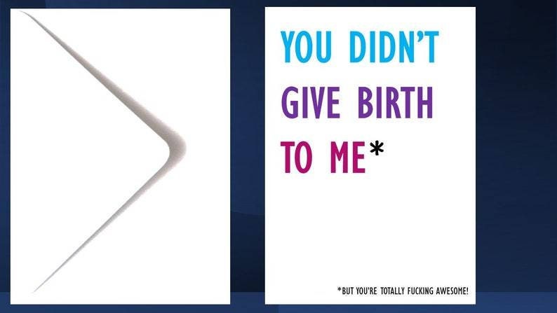 Non Birth Mom Mothers day cards