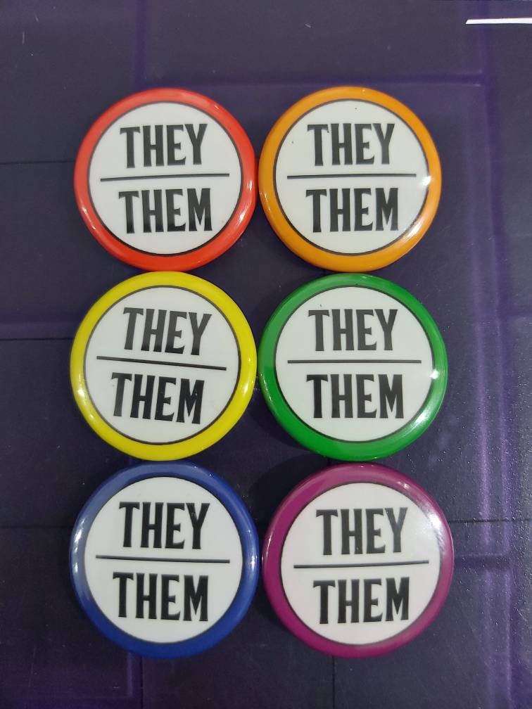 Pronoun Pin They Them