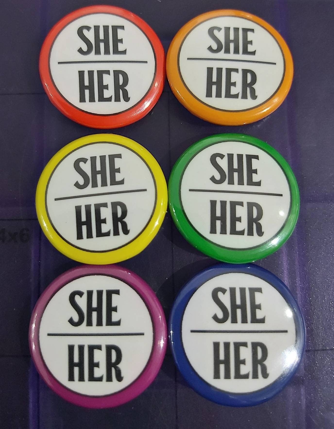 Pronoun Pin She Her