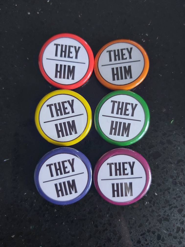 Pronoun Pin They / him