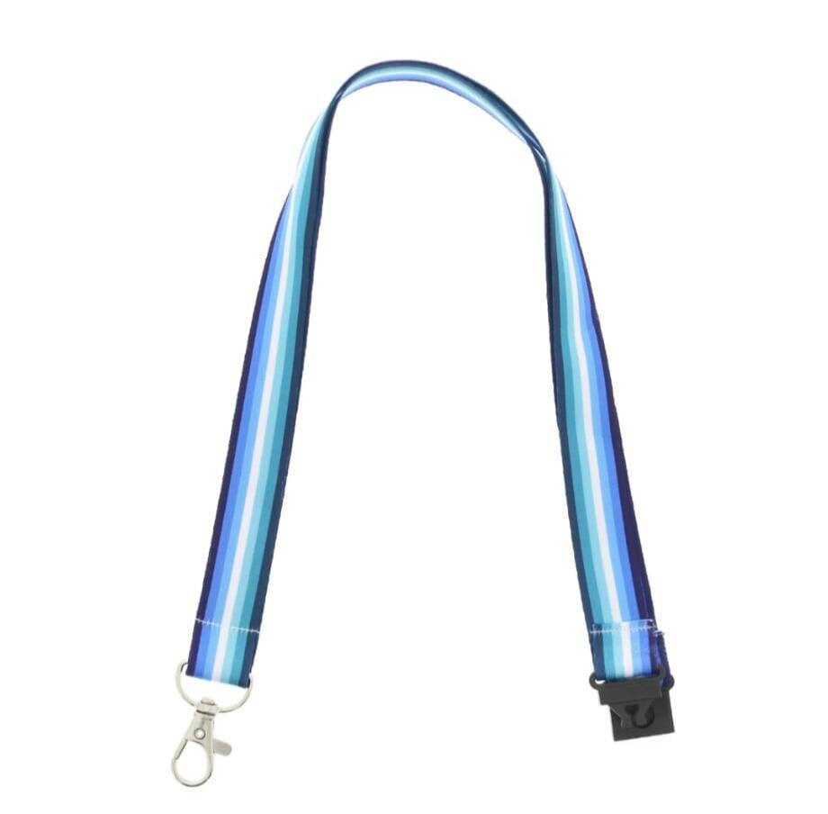 Non Binary LGBTQIA lanyard with safety clip