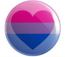 Biromantic pride pin