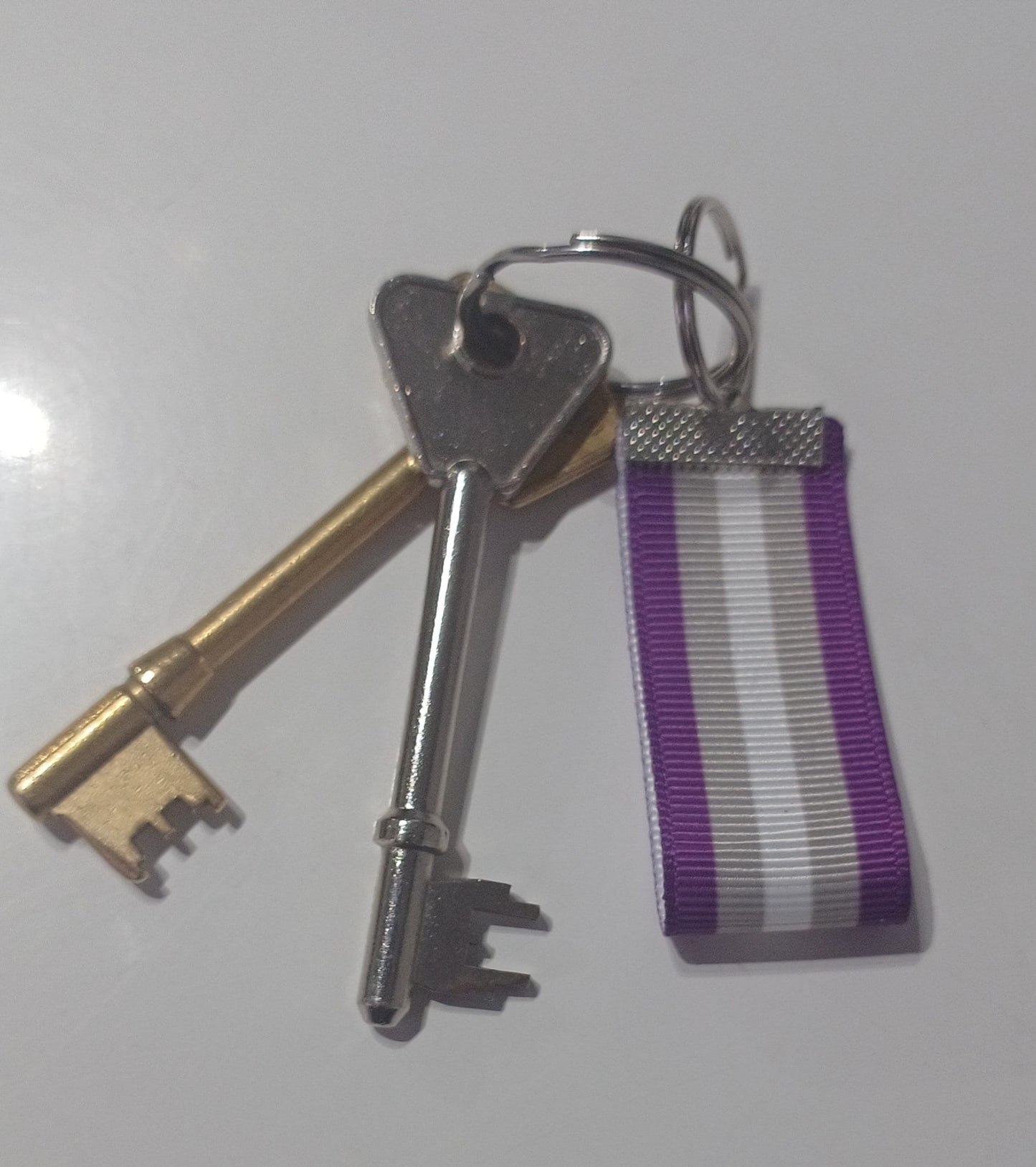 Greysexual Keyring LGBTQIA+