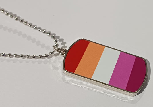 Lesbian Dog Tag Necklace